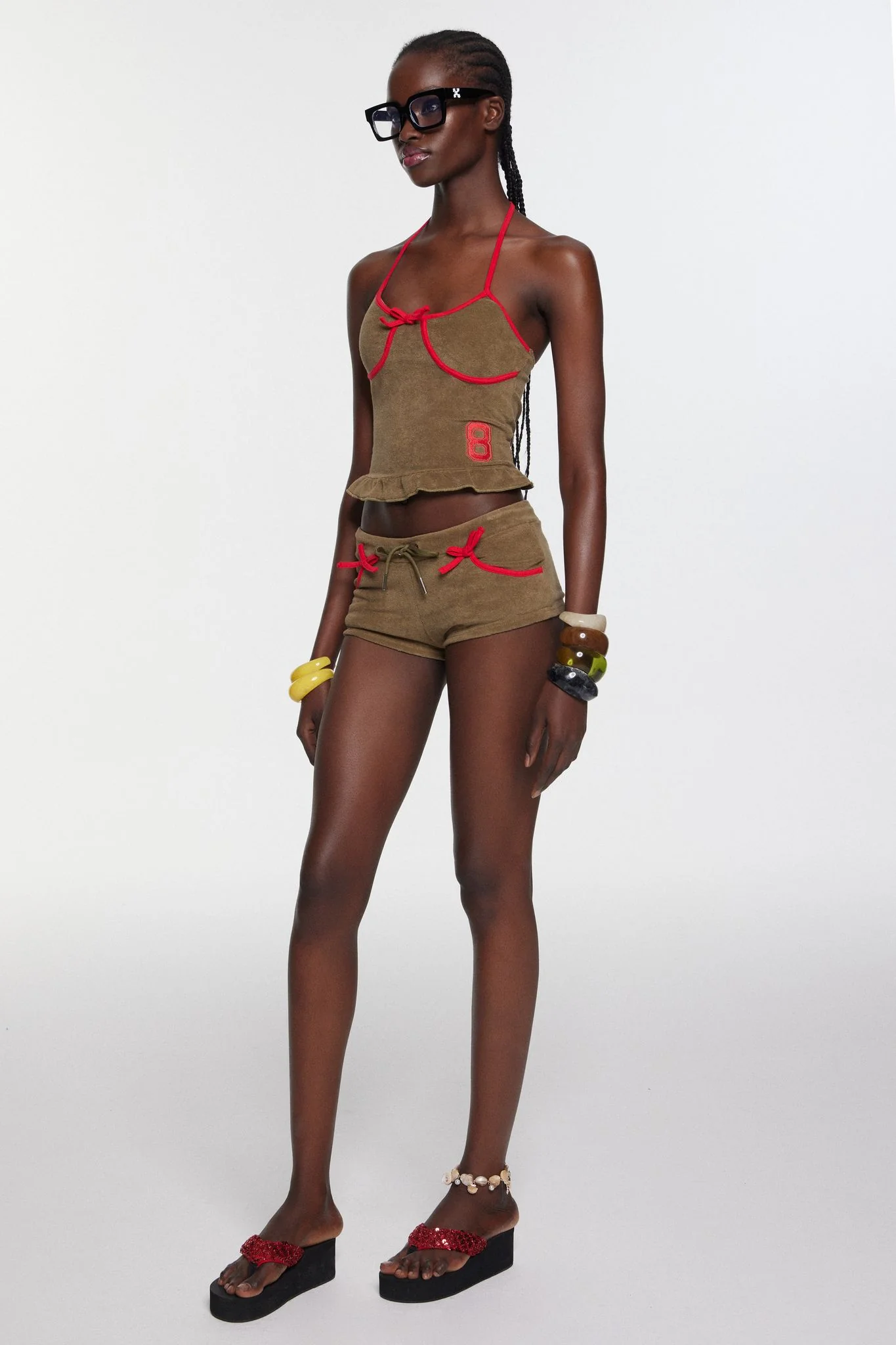 Alyse Shorts - Olive - Image 3