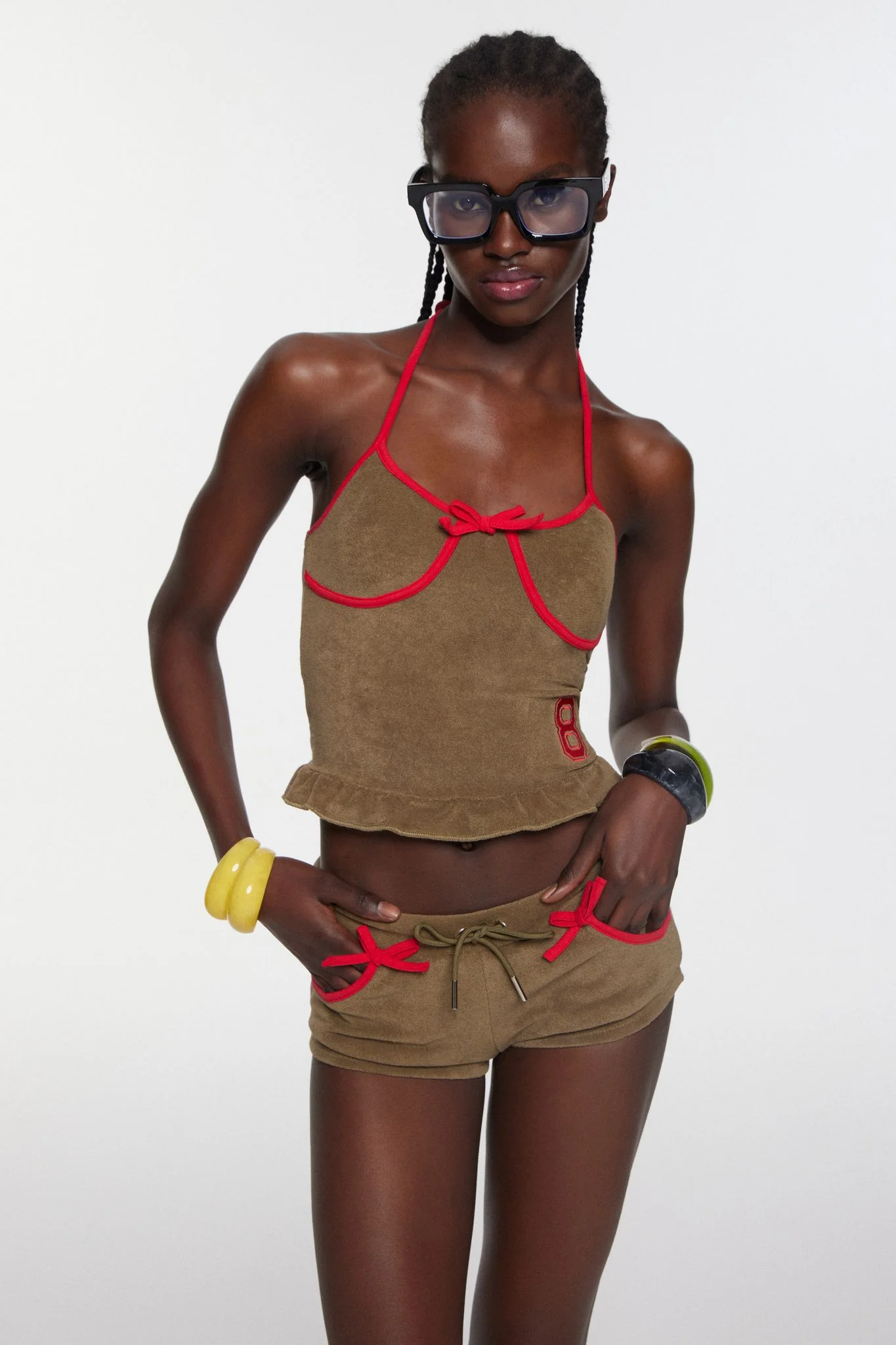 Alyse Top - Olive - Image 3