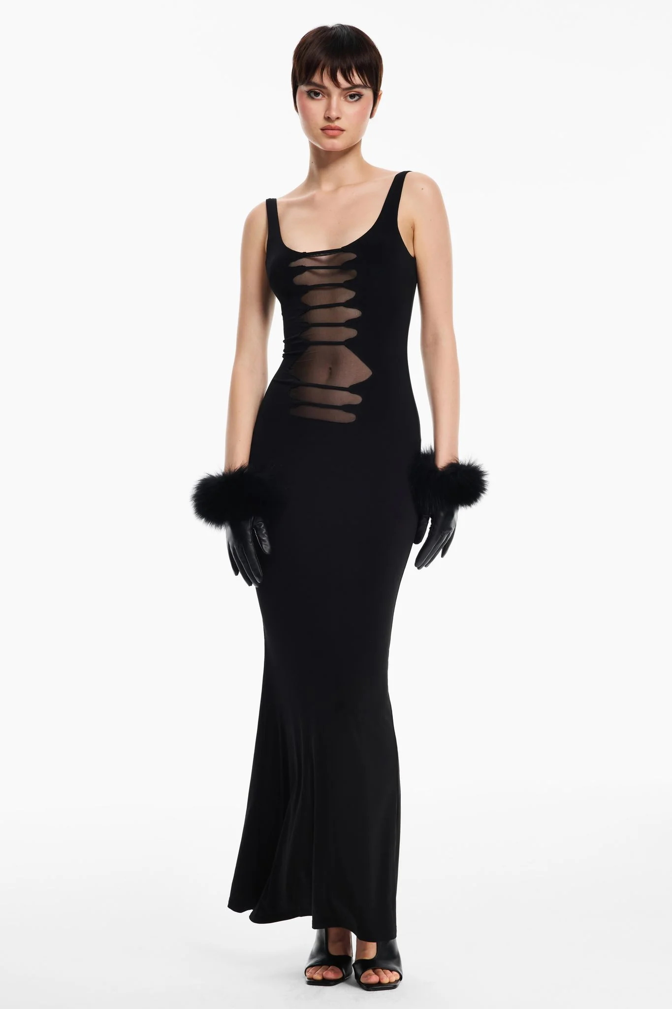 Celia Dress - Black - Image 5