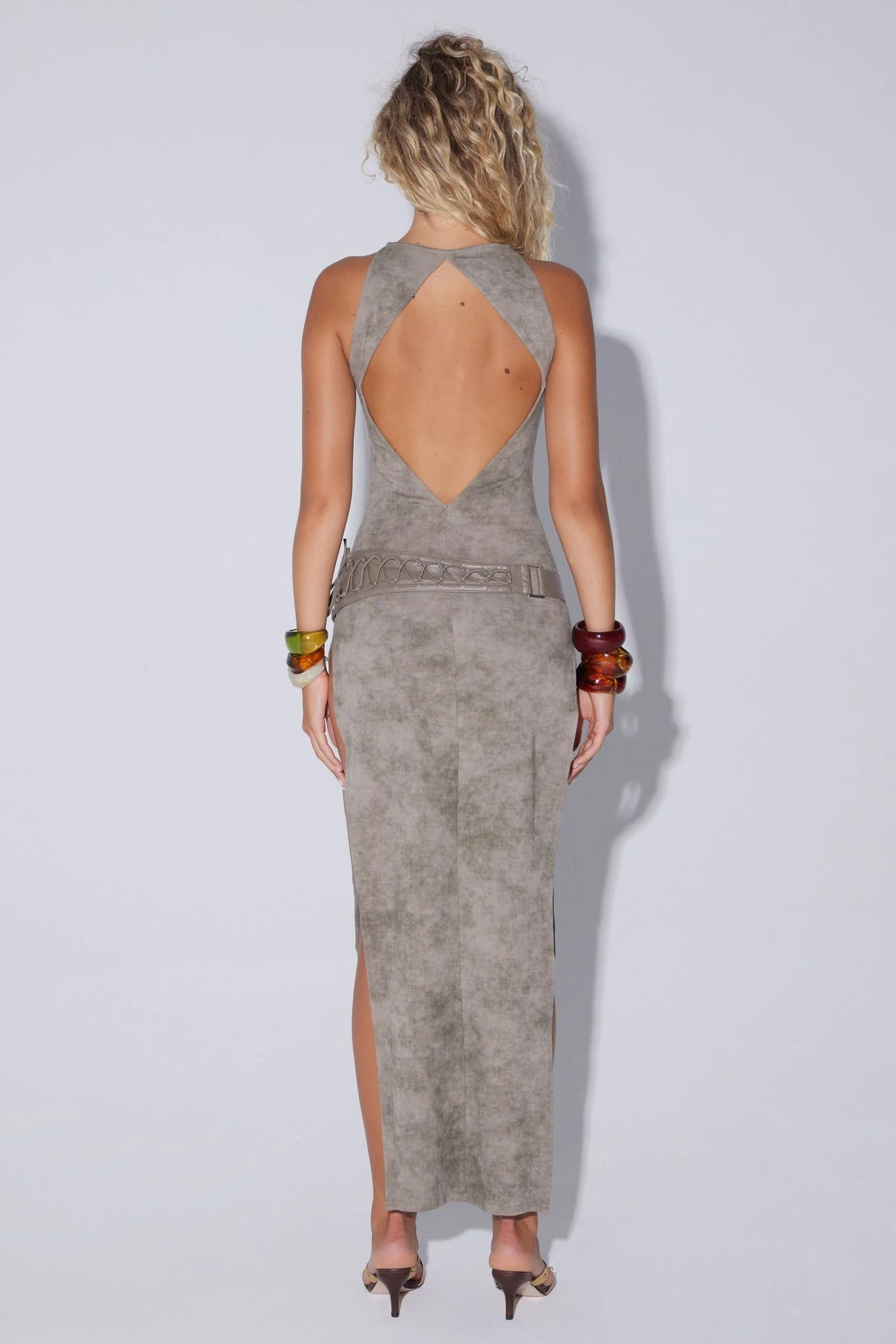 Cortana Dress - Stone - Image 4