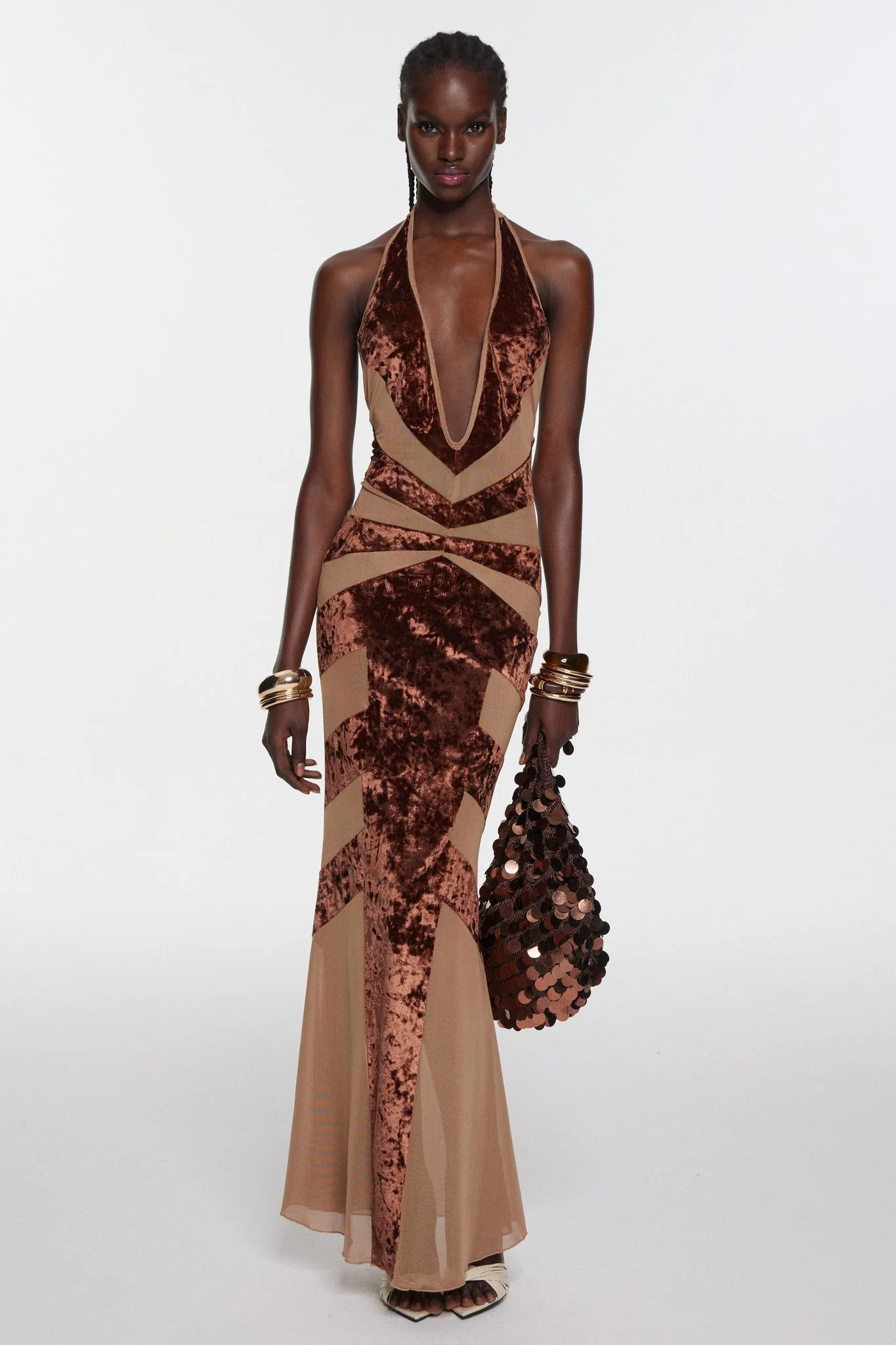Ginevra Dress - Brown - Image 2