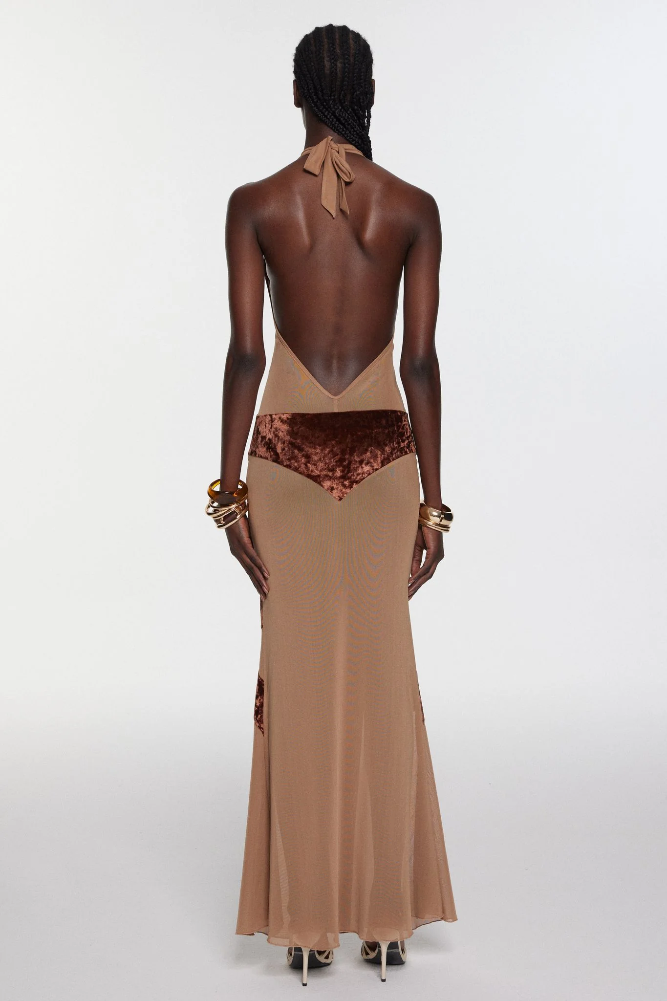 Ginevra Dress - Brown - Image 6