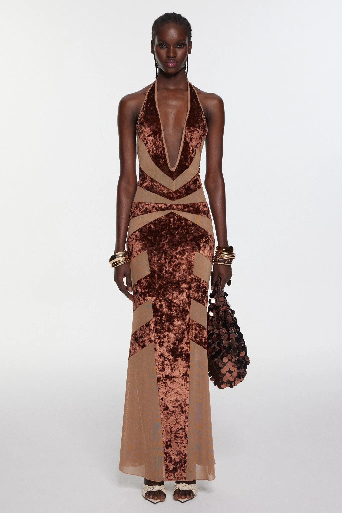 Ginevra Dress - Brown - Image 8