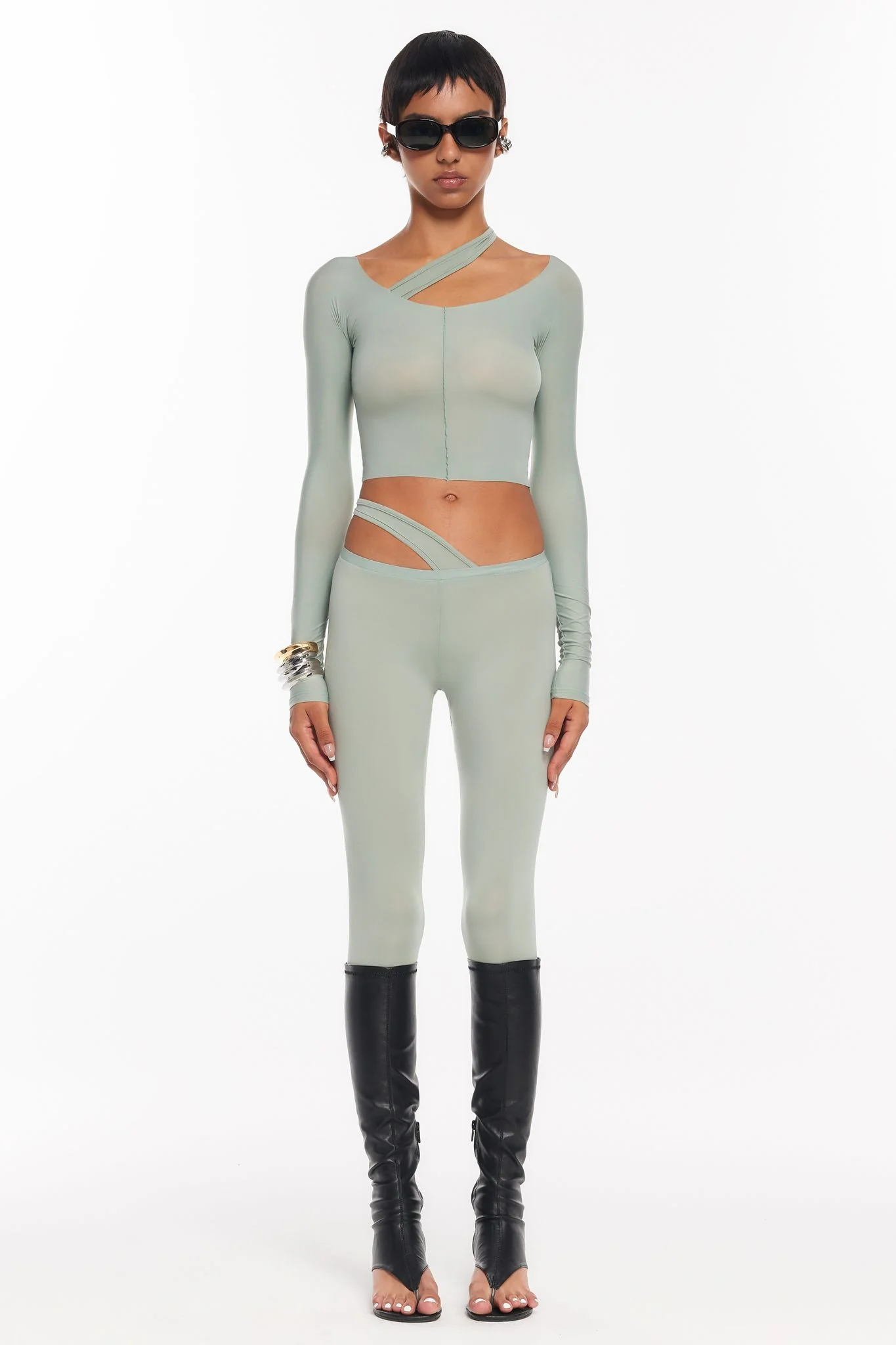 Hiko Leggings - Mint - Image 6