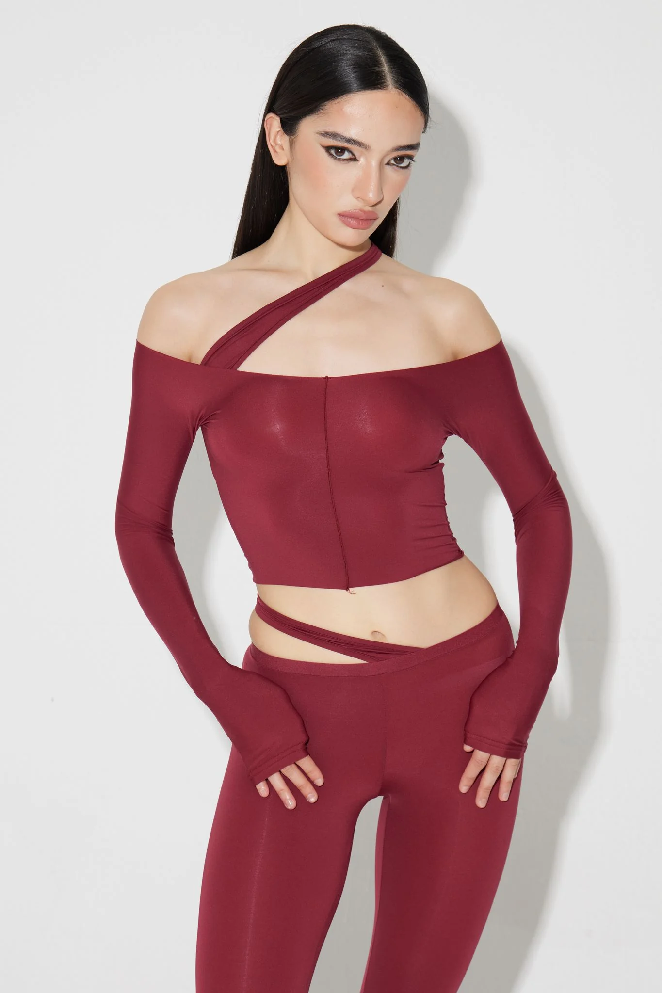 Hiko Top - Burgundy - Image 2