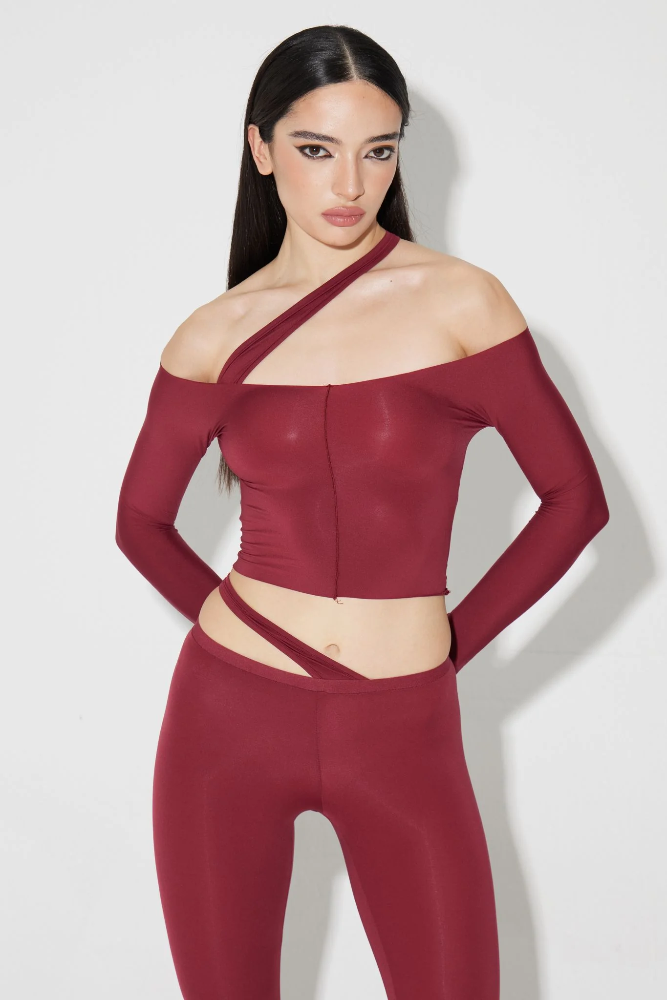 Hiko Top - Burgundy - Image 6