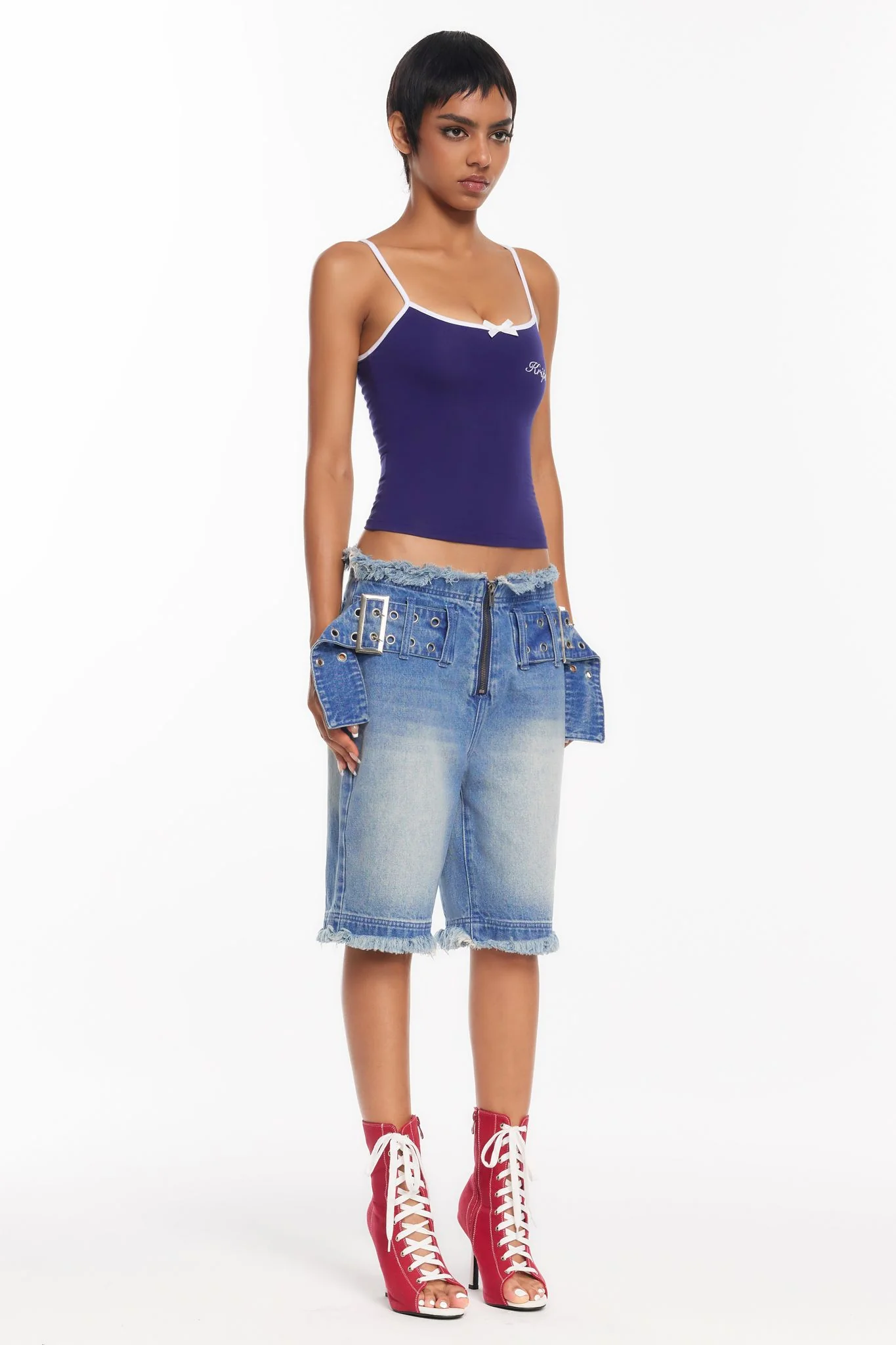 Jordan Tank Top - Navy - Image 4