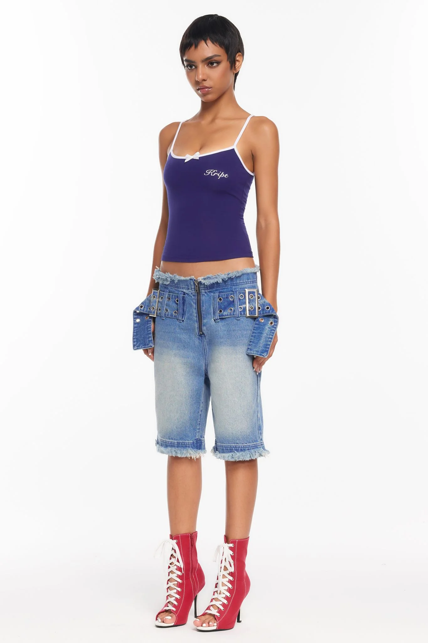 Jordan Tank Top - Navy - Image 5