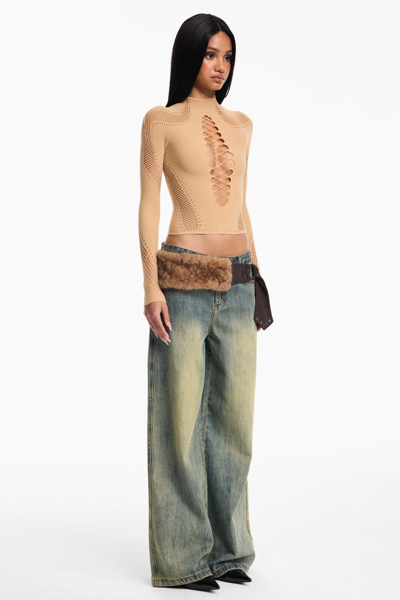 Nathalia Top - Beige - Image 5