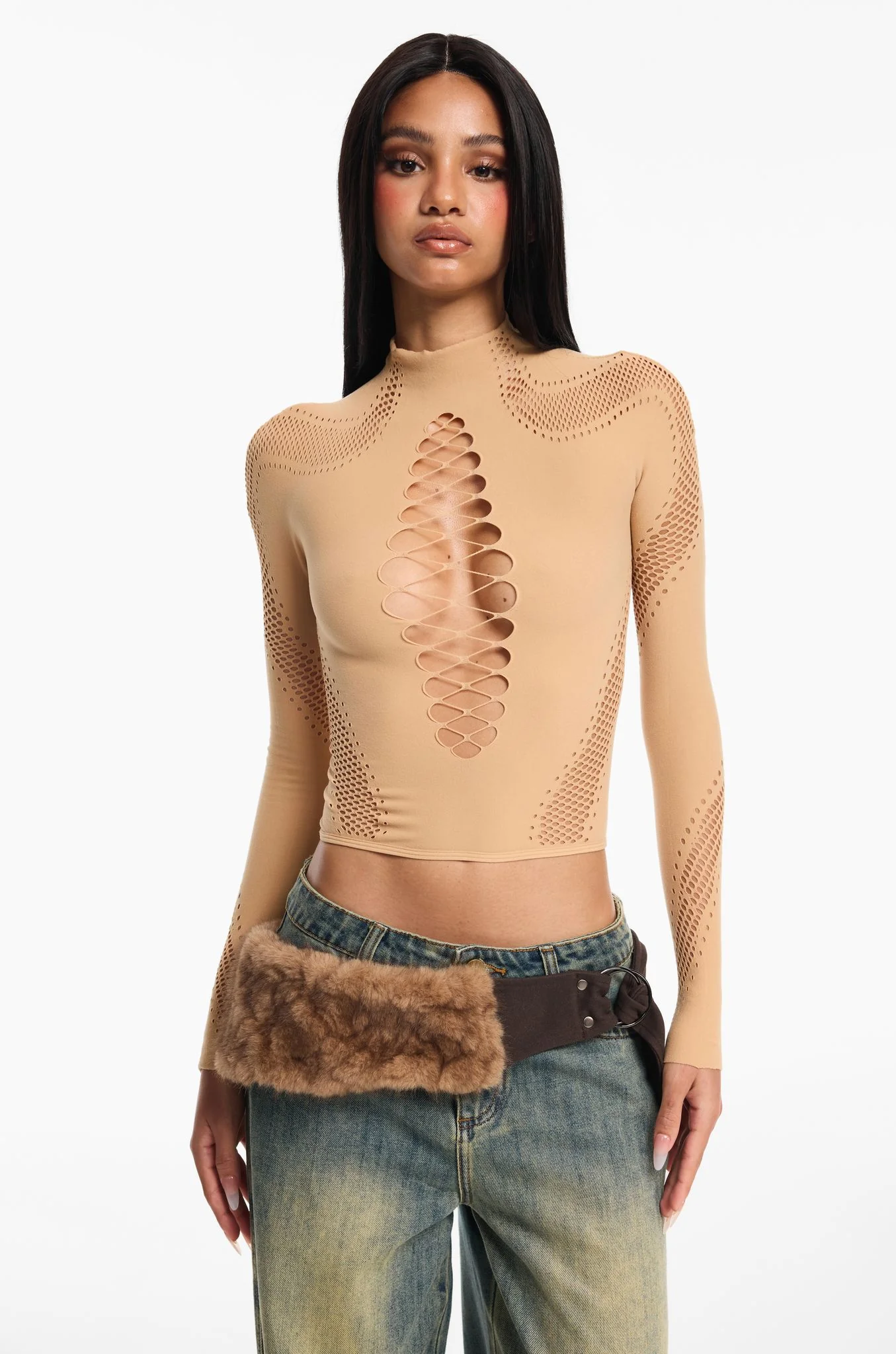 Nathalia Top - Beige - Image 7