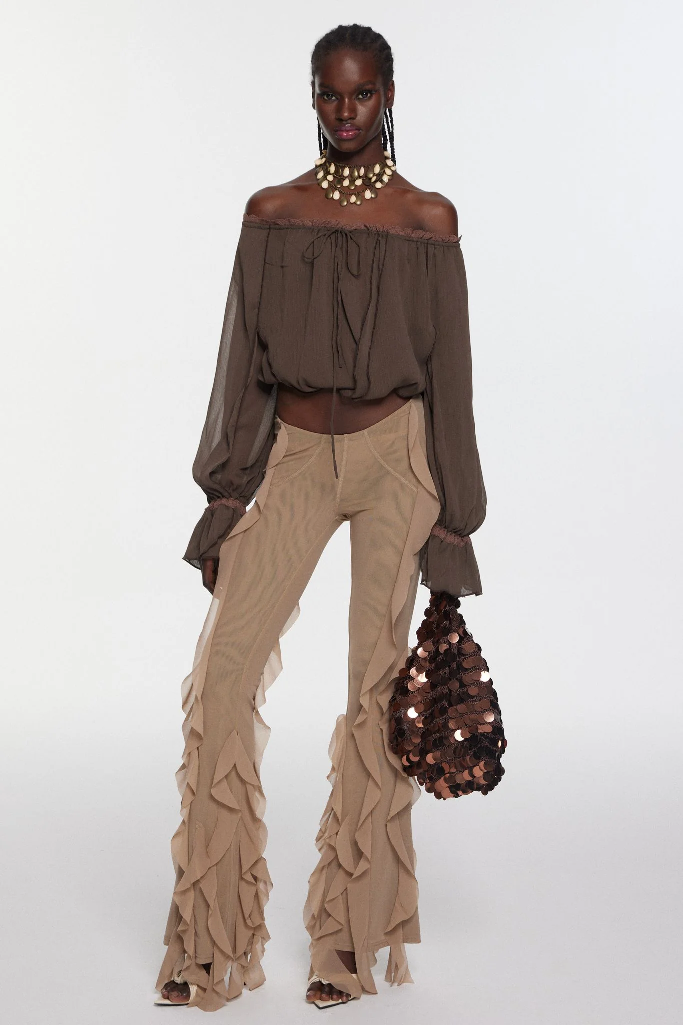 Selenia Pants - Nude - Image 6